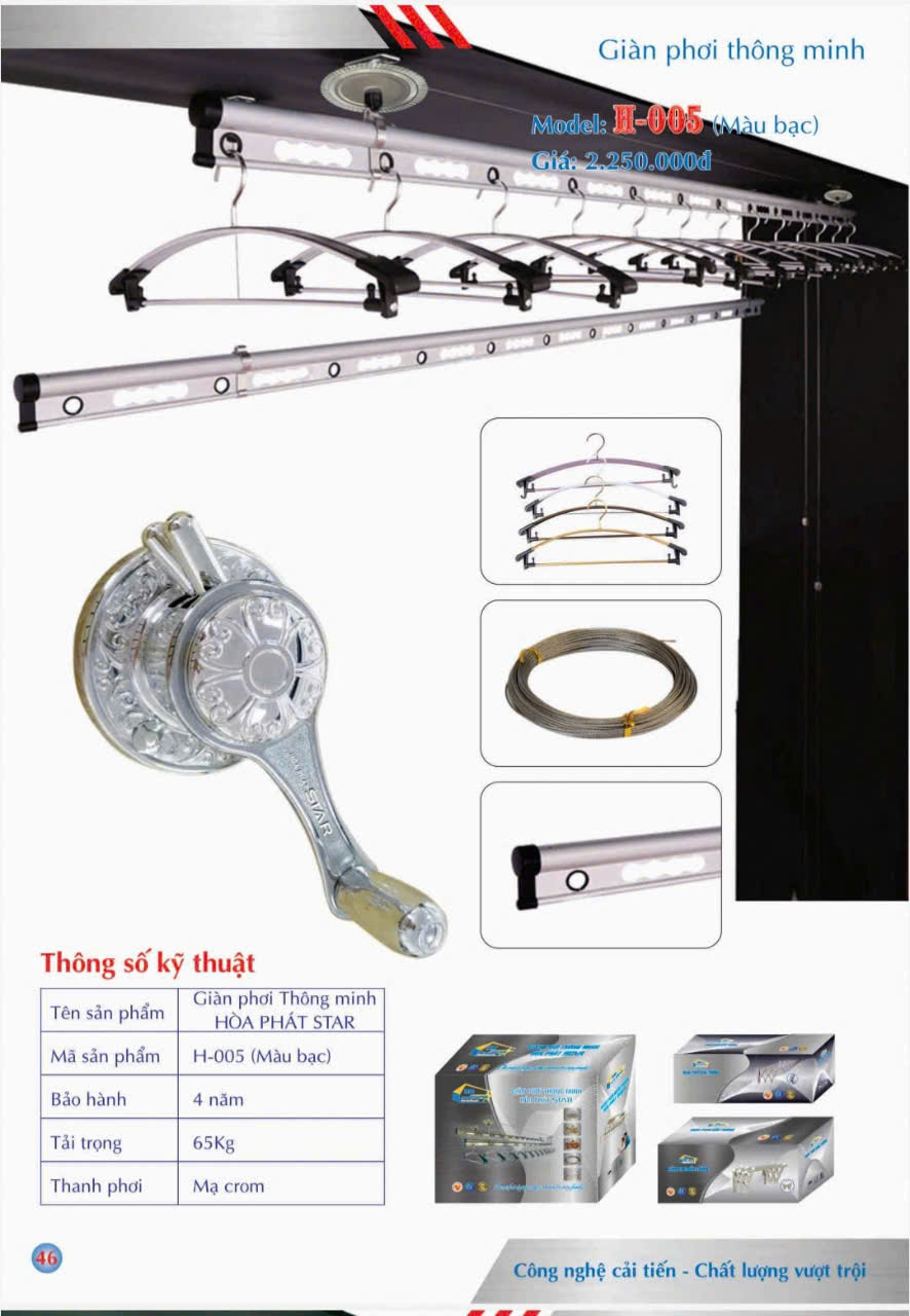 mẫu giàn phơi hòa phát (23) H005