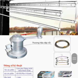 mẫu giàn phơi hòa phát (26) KG-950