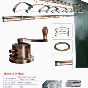 mẫu giàn phơi hòa phát (27) H-006